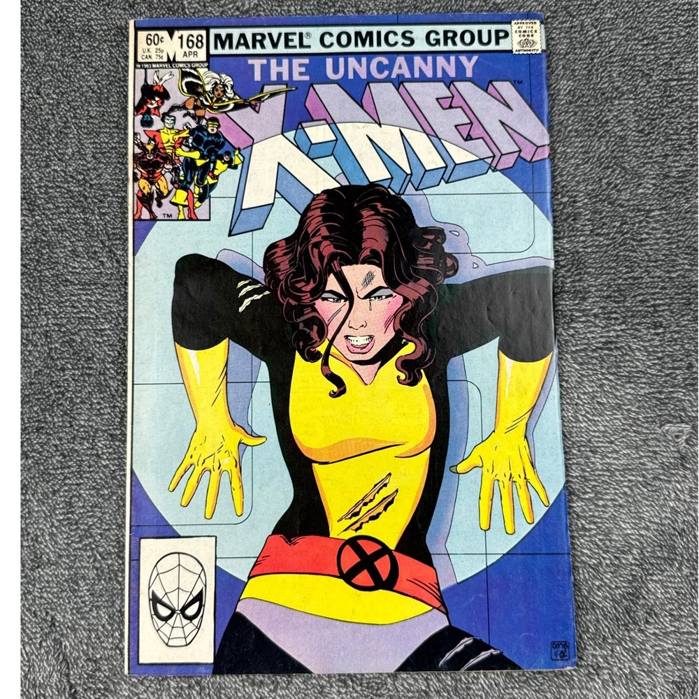 The Uncanny X-Men 168 Marvel Comics 1983 Kitty Pryde Professor X is a Jerk Smith